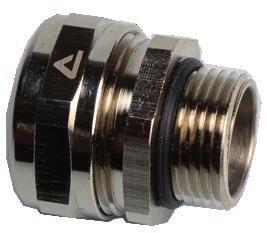 Material: Counter nut, ferrule and body are nickel plated brass. The ferrule is from galvanised steel.