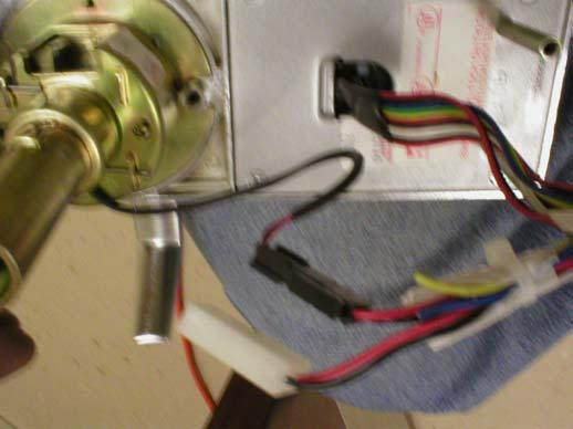 Solenoid unplugged (the white one plugs into the battery