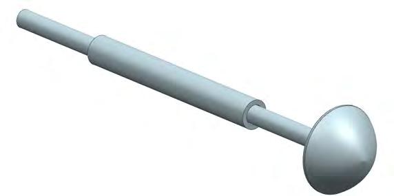 Figure 69: 3D model of HP Spool and LP Spool shafts 5. EMISSIONS There are many compounds such as NOx, CO2, H2O, SOx, CO and unburned hydrocarbons in the exhaust gas released from aircraft engines.