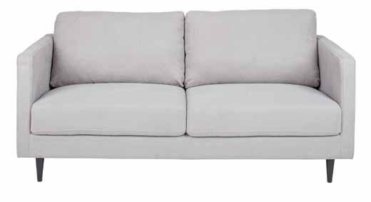 upholstery sectional features the comfort of thick padded arms and plush divided back