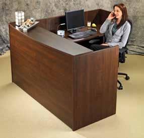 Receptions Modern multi-functional design with extra large work surface Features