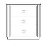 large center drawers 21230 NIGHT TABLE 36 x 18 x 28