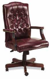 $349.00 (Assembly Not Included) 271 Finish Guest Chair Black Vinyl or Oxblood Vinyl (shown) 24"W x