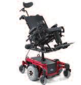 The optional tilt feature can be operated manually by a caregiver or powered for the client to accomplish their own weight shift positioning.