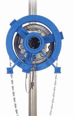 Ductile iron clamp-on chain sprocket fits hand wheel sizes from 152 to 1,016 mm (6 to 40 ) in diameter Clamps onto existing handwheel for safe and effective manual valve operation All units come