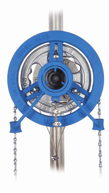 For Use With Valve Handwheel Diameter in (mm) Weight Chain & Roto Link Size Additional Chain Needed for Loop ft. (mm) Chain Weight Per ft.