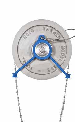 Chain & Roto Link Size Additional Chain Needed for Loop ft. (mm) Chain Weight Per ft. RCK Safety Kit Size E6 6 3 /16 (157) N/A 3 (1.36) #2 1 (305) 0.10 (0.05) RCK 3 /16 E9 8 9 /16 (218) 14 (6.