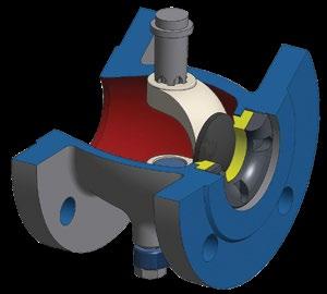 DESIGN ADVANTAGES ROTARY PLUG VALVES The plug is rotated in and out of the flow path to control either the