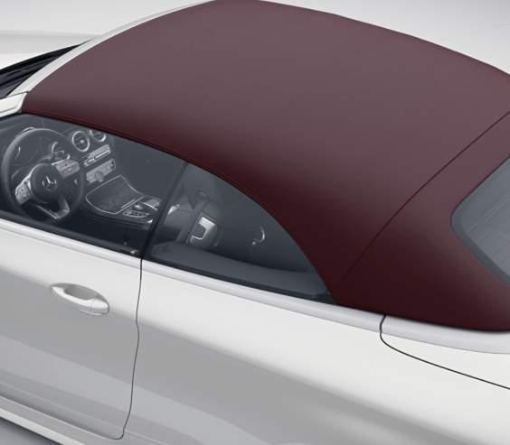 Acoustic soft top. Thanks to a fully automatic fabric acoustic soft top you will feel just as safe and secure in your Cabriolet as you would under a hardtop.
