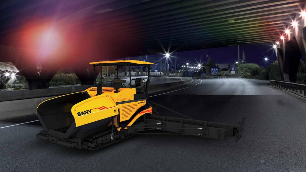 7 / 8 QUALITY CHANGES THE WORLD. SANY SAP SERIES ASPHALT PAVER EXCELLENT PAVING PERFORMANCE High strength screed-- the strongest, most rigid design in the industry.