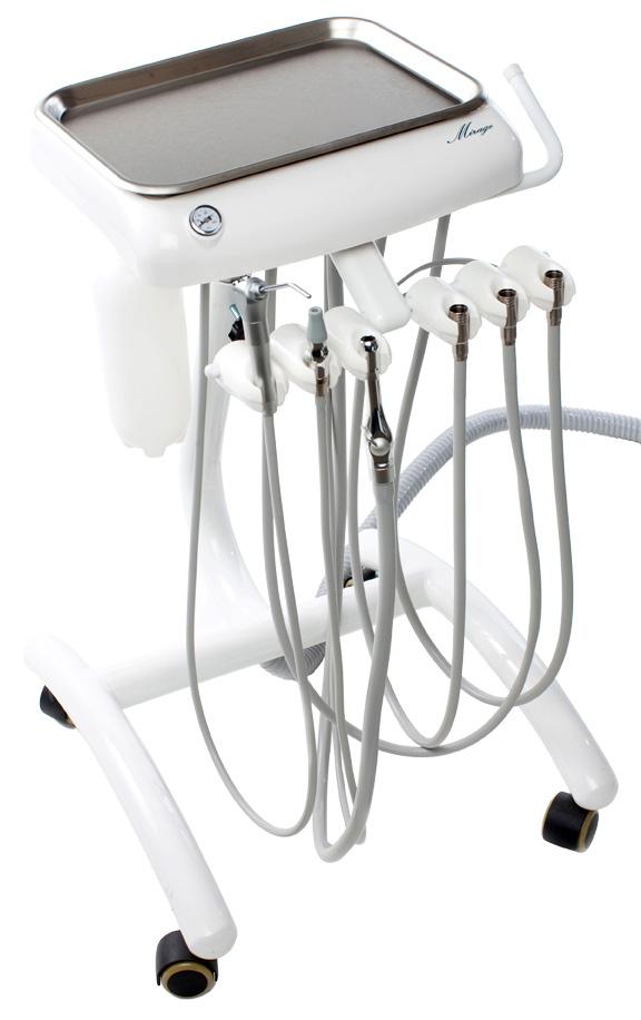 Mirage Mobile Cart Model #MC-501 Model #MC-500 16 Mirage Mobile Cart MC-500 $2,100 Mirage Mobile Cart with Vacuum Package MC-501 $2,300 Asepsis 3 handpiece automatic selection with bottle system 3