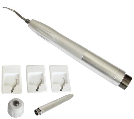 AS 5000 Sonic Air Scaler Features Includes 3 tips AS1, AS2, AS3. Tip wrench included. Light weight Portable Saves time Autoclaveable Available in 2 or 4 hole.