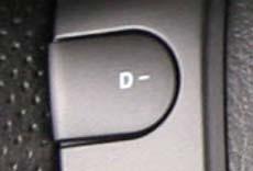 Positions of gear select lever P : Parking R : Reverse N : Neutral D : Drive Tip Switch in M Position (Manual