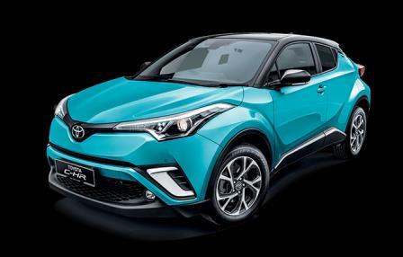 2019 TOYOTA C-HR The model update was introduced in