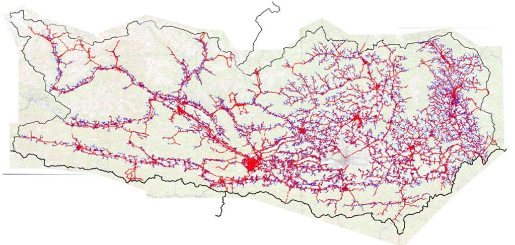 Distribution Grid in Carinthia (20-kV &