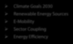 Decarbonisation Climate Goals 2030 Renewable Energy Sources E-Mobility