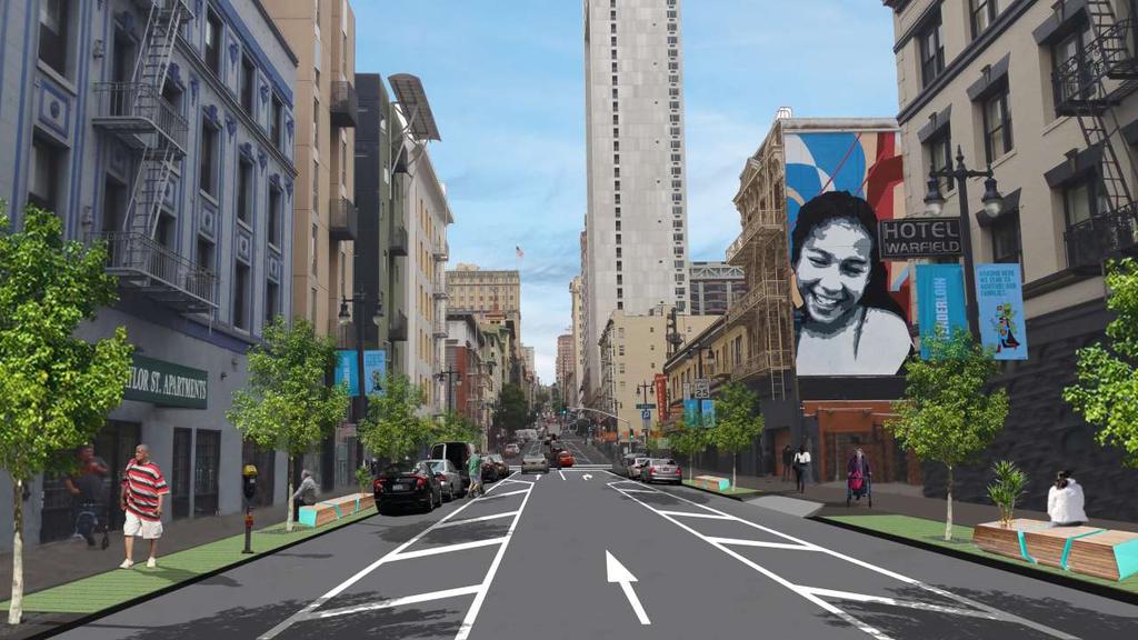 Approved by SFMTA Board, Fall 2018: 6 th St.