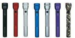2-cell D Mag-Lite flashlight 3-cell D Mag-Lite flashlight 4-cell D Mag-Lite flashlight 5-cell D Mag-Lite flashlight 6-cell D Mag-Lite flashlight Black - 2, 3, 4, 5, & 6 D-Cell Red - 2, 3, 4, 5, & 6