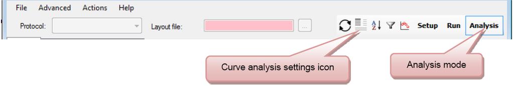 Expression Curve Analysis We do not recommend changing Curve analysis settings.