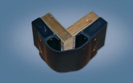 piling or any 90º angle Mounted on recycled plastic boards Up to 12' long END