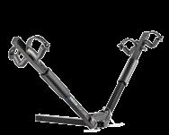 wheel base Adjustable cradles support bikes by the wheels Quick and easy to load and unload