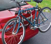most cars, minivans and SUVs Folds flat when not in use 390300 Axis 3-Bike Carrier Qty/Pkg