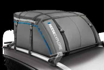 VEHICLE S ROOF Cargo bags mount to raised side rails, cross bars or rooftop baskets Rooftop