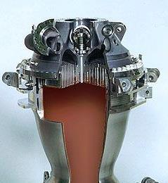 c. becomes part of converging section of nozzle So sizing of combustion chamber can be described by combustion chamber