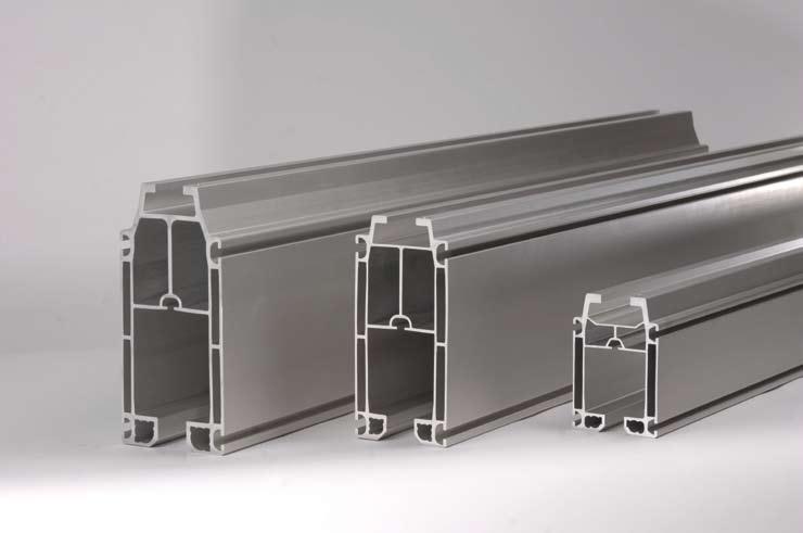 Due to light weight and low rolling resistance, many applications can be realised with push/pull trolleys rather than motorised drives, thus providing cost-efficient modern solutions > Anodizing