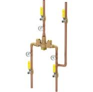 Page 10 Mixing Valve Supply Fixture for Lavatory or Shower Lead Free supply fixture utilizing ST7069 Valve; Delivers safe, tempered water to point of use fixtures such as sinks, baths and showers;