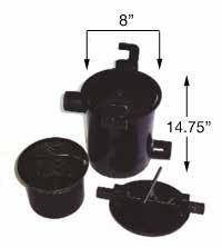 3 Gallon Basket Strainer Assembly (Complete)* P50147B005 3 Gallon Basket Strainer complete with 3 nipples (6 o clock and 12 o clock) 40 lbs. $462.