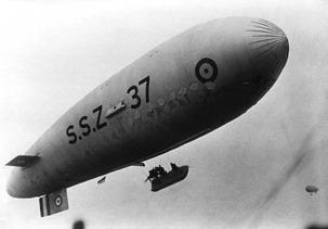 Scouting Blimps Before the World War, the British Army was interested in blimps for scouting purposes.