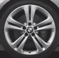 5Jx18, 255/40 R18 11 600 10 000 2 650 SA2A4 Double-spoke styling 401 with mixed tyres, front: 8Jx19, 225/40 R19, rear: 8.