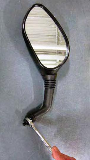 SECTION D-1: MIRRORS ADJUSTMENT If mirrors are not tightened, remove Left and Right