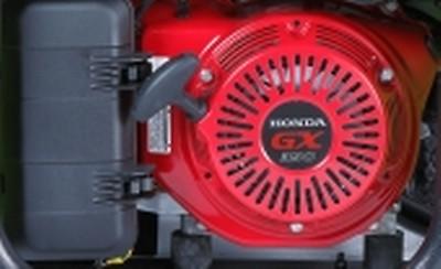 Engine specifications Engine manufacturer Honda Model GX390 Electric Engine cooling system Air Displacement cm³ 389