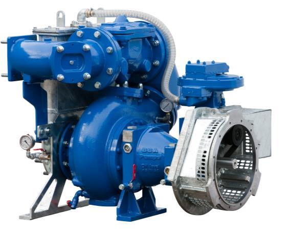 STANDARD TECHNICAL SPECIFICATIONS BBA auto prime pump Pump type... BA180E D315 Max. flow... 3168 US GPM (720 m3/hour) Max. head... 135 feet (41 mwc) Impeller type... Open impeller Solids handling... 3.15 inch (80 mm) Pump casing.