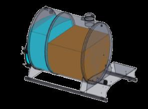 DUAL COMPARTMENT. WASTE AND FRESH WATER IN ONE TANK. Most applications benefit by having a method to provide rinse down services or fresh water after the waste has been pumped.