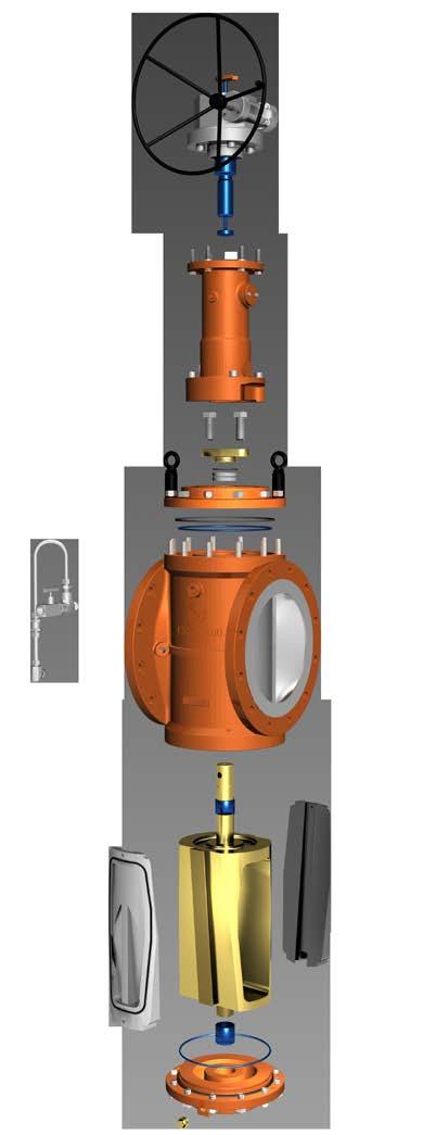 Features & Benefits Double Block & Bleed At the heart of L&T Plug Valve are two seats energised by a single obturator, and a drain port between the seats.