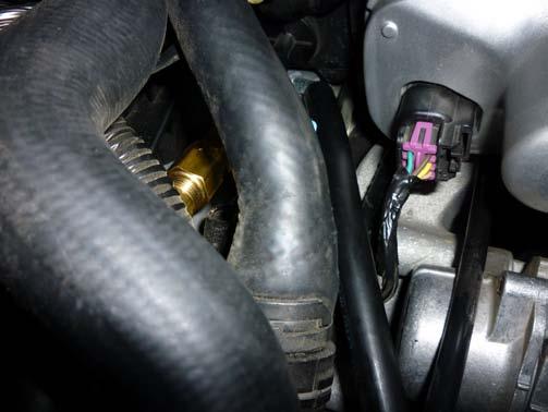 Gently tighten the clamp on the intake side, remember, its plastic (see photo) 74.
