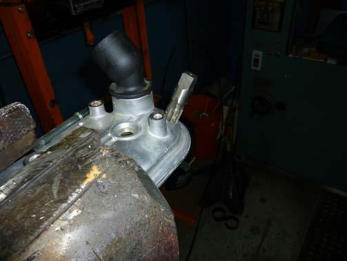 38. Remove passenger side valve