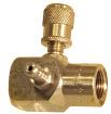 DETERGENT INJECTORS These brass body injectors allow you to control water flow by means of an external adjusting knob.