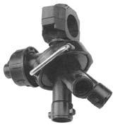 Fits all standard nozzle bodies Twin cap - assembly includes adapter, cap and necessary O-rings to attach to nozzle bodies TIPS NOT INCLUDED Description 5729 Twin Cap Assembly MANUAL CONTROLLED END