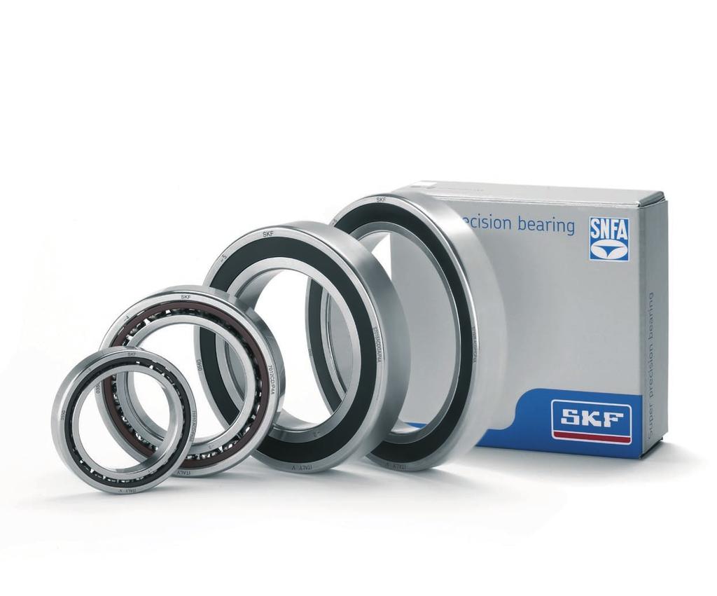 SKF-SNFA super-precision angular contact ball bearings in the 719.. D (SEB) and 70.
