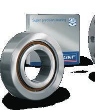 The bearings, which have a new, optimized cage, are designed for bearing arrangements requiring increased speed capability, high load carrying capacity and a high degree of radial stiffness.