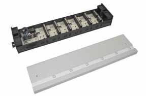 The underfloor heating of System KAN-therm - technical information Terminal blocks Basic With the Basic 230V or 24V terminal block as a version with or without a pumping module you can connect