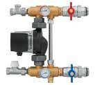 System KAN-therm - manifolds and accessories for manifolds KAN-therm manifold 1 for underfloor heating with mixing unit (73A series) Number of Size Code heating circuits (H W D) 2 410 451 123 7302A 3