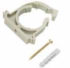 System KAN-therm - fastening systems KAN-therm single pipe clamp with insulation Size (d) [mm] Pcs.