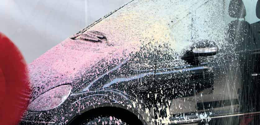 MFS MulticolorFoamStripes Absolute innovation in the car wash business: it is a multicolour foam