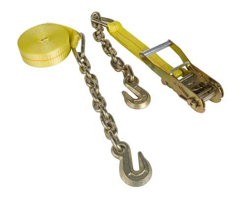 2X27RTD/WCGH #256000 2 x 27 Ratchet Tiedown with 18