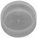 202 PLASTIC CAP PLUGS BOLTED SPLIT FLANGE PROTECTORS These low density polyethylene caps protect the faces of split flange connectors Split Flange Coupling Caps - SAE CODE 61 Part